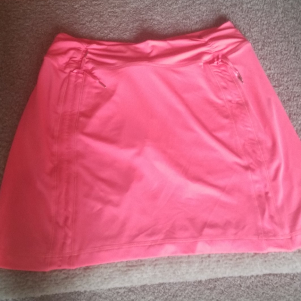 COPY - Bright Pink Antigua golf skort